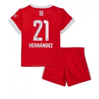 Bayern Munich Lucas Hernandez #21 Hjemmebanesæt Børn 2022-23 Kortærmet (+ Korte bukser)